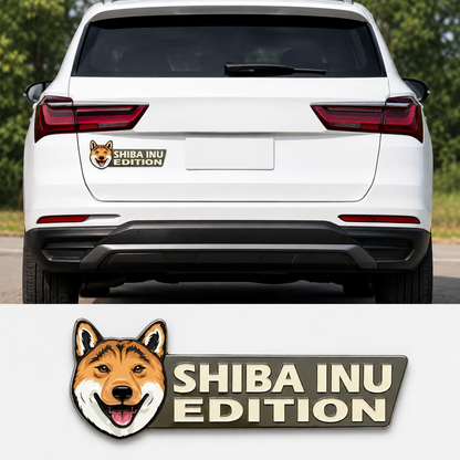 Dog Breed Laser Cut Car Emblem – Dog Lover Vehicle Badge