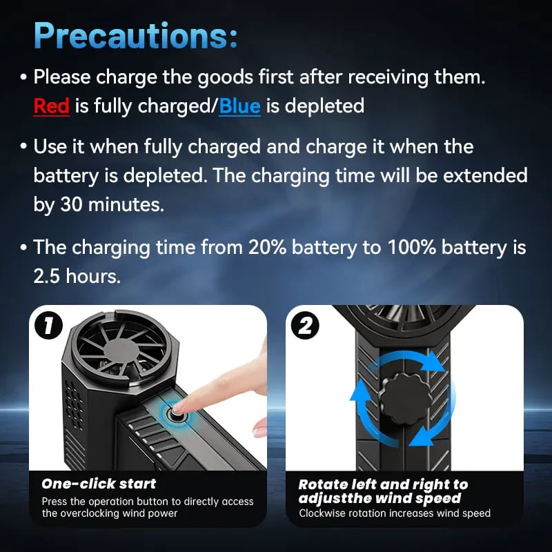 Portable Turbo Fan Air Blower