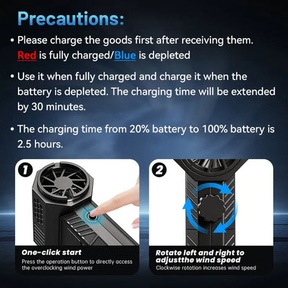 Portable Turbo Fan Air Blower