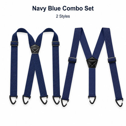 ⏰Men's X-Back Suspenders with Hook Clips