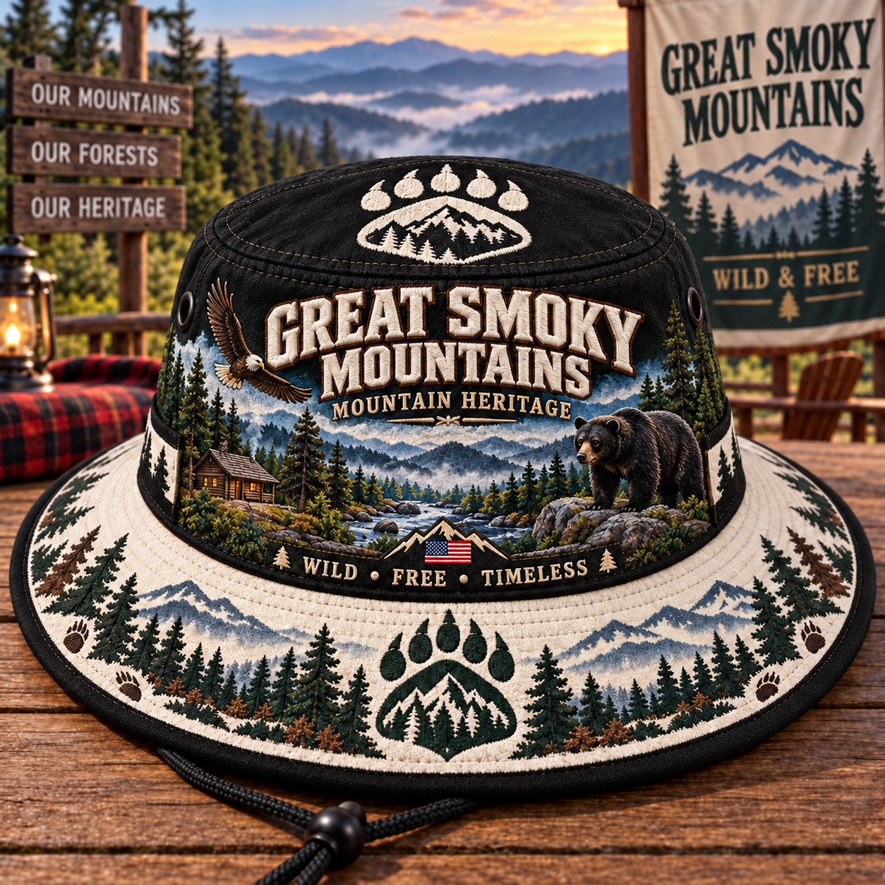 Charcoal Grey boonie hat