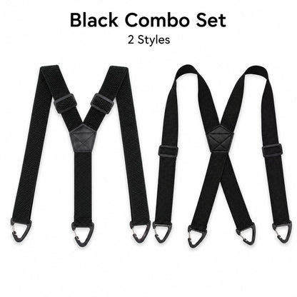 ⏰Men's X-Back Suspenders with Hook Clips
