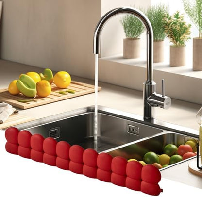 Splash Guard for Kitchen Sink Silicone Protector for Kitchen Countertop