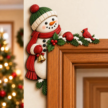 🎅 49% OFF | Christmas Door Frame Corner Decor – A Fun Holiday Surprise 🎄