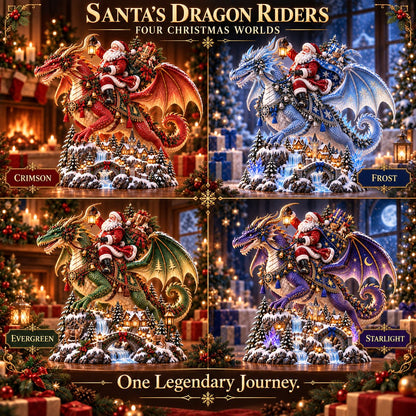 🎅🐉 Santa’s Dragon Riders: Four Christmas Worlds
