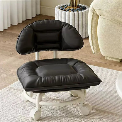 📢📢60% OFF !! ⏰Rolling Low Stool with Backrest⚙️🪑