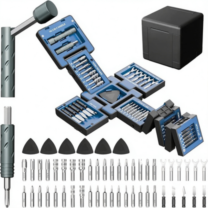 55 in 1 Magnetic Screwdriver Set, Cube Tool Kit