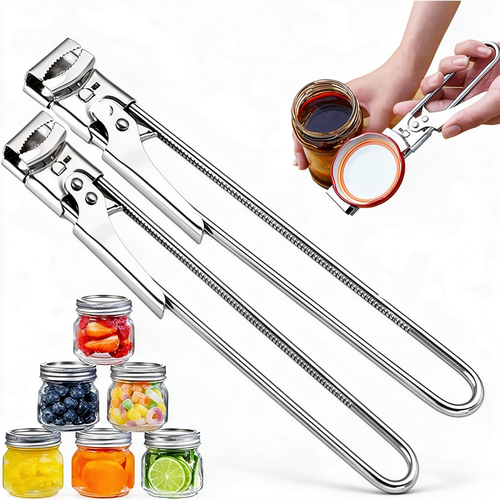 Adjustable Jar & Bottle Opener – Stainless Steel Kitchen Tool