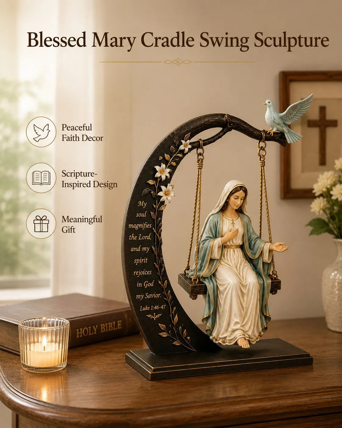 The miraculous statue of the rocking Mary