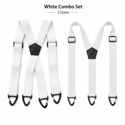 ⏰Men's X-Back Suspenders with Hook Clips