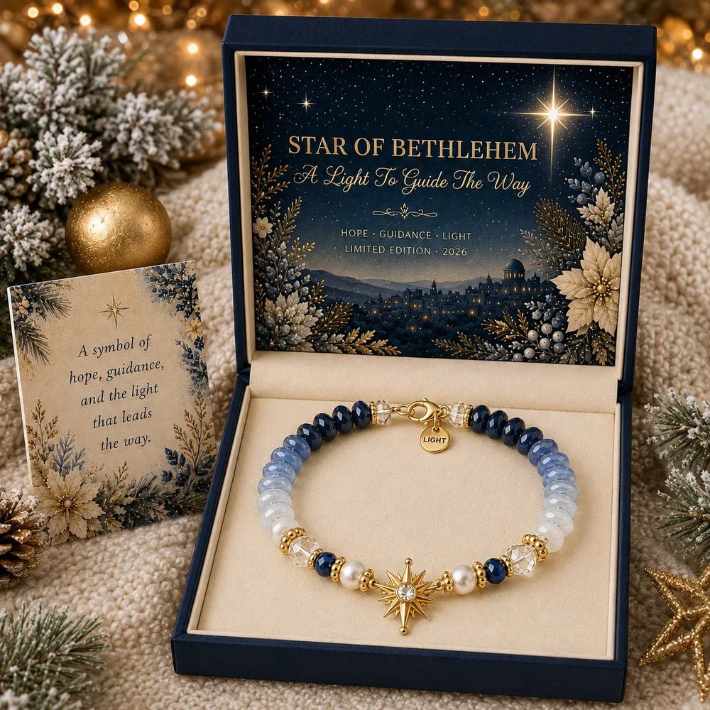Star of Bethlehem Christmas bracelet gift set