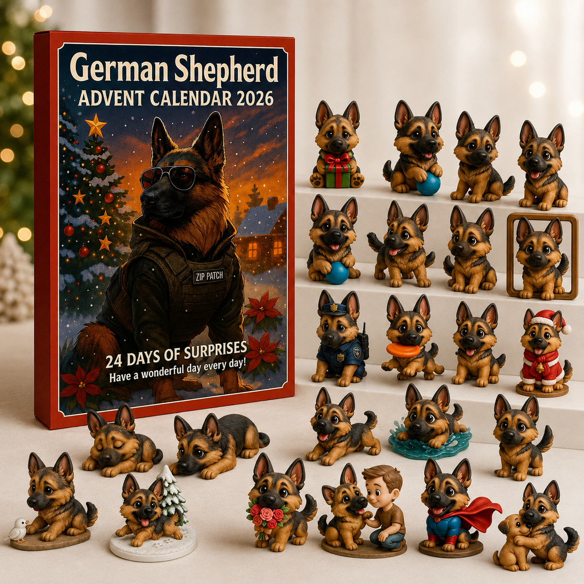 2026 German Shepherd Advent Calendar with the complete character collection