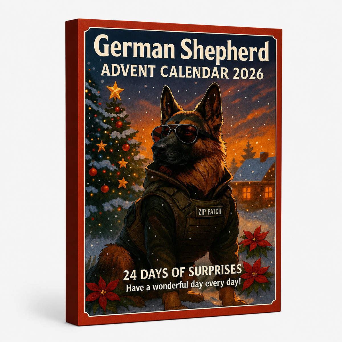 Closed 2026 German Shepherd Advent Calendar box