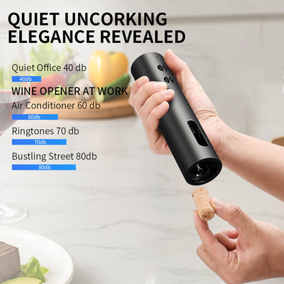 Rechargeable Electric Wine Opener – One-Touch Automatic Corkscrew