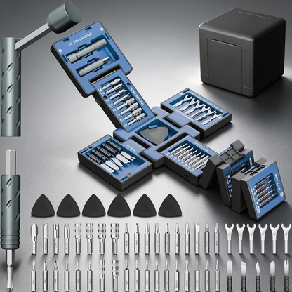 55 in 1 Magnetic Screwdriver Set, Cube Tool Kit