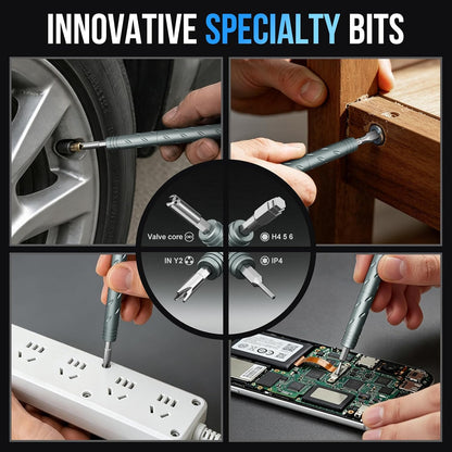 55 in 1 Magnetic Screwdriver Set, Cube Tool Kit