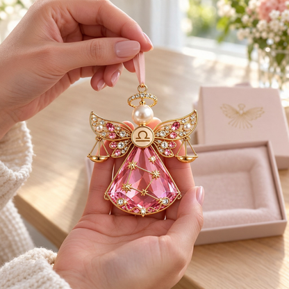 🌟Christmas Zodiac Birthstone Guardian Angel Card👼