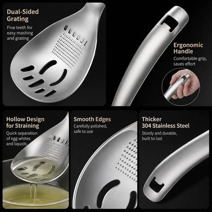304 Stainless Steel Multifunctional Kitchen Spoon