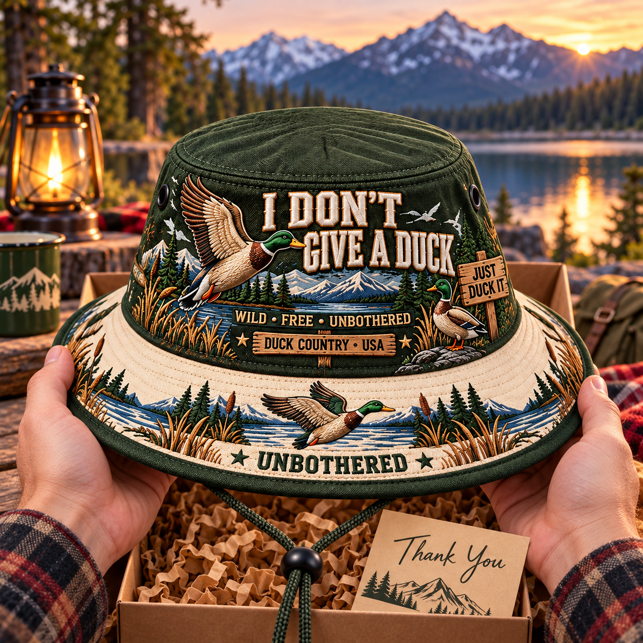 Duck boonie hat in Blue