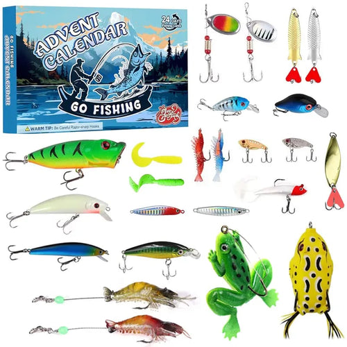 🎣🎄 2026 Angler’s Advent Calendar – 24 Days of Fishing Lure Surprises