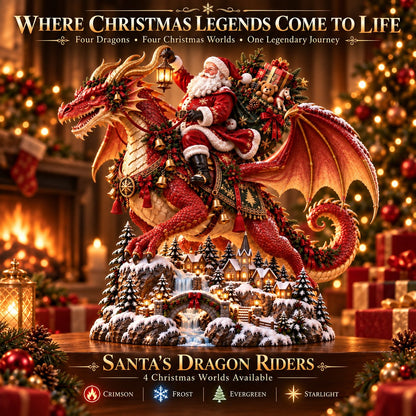 🎅🐉 Santa’s Dragon Riders: Four Christmas Worlds