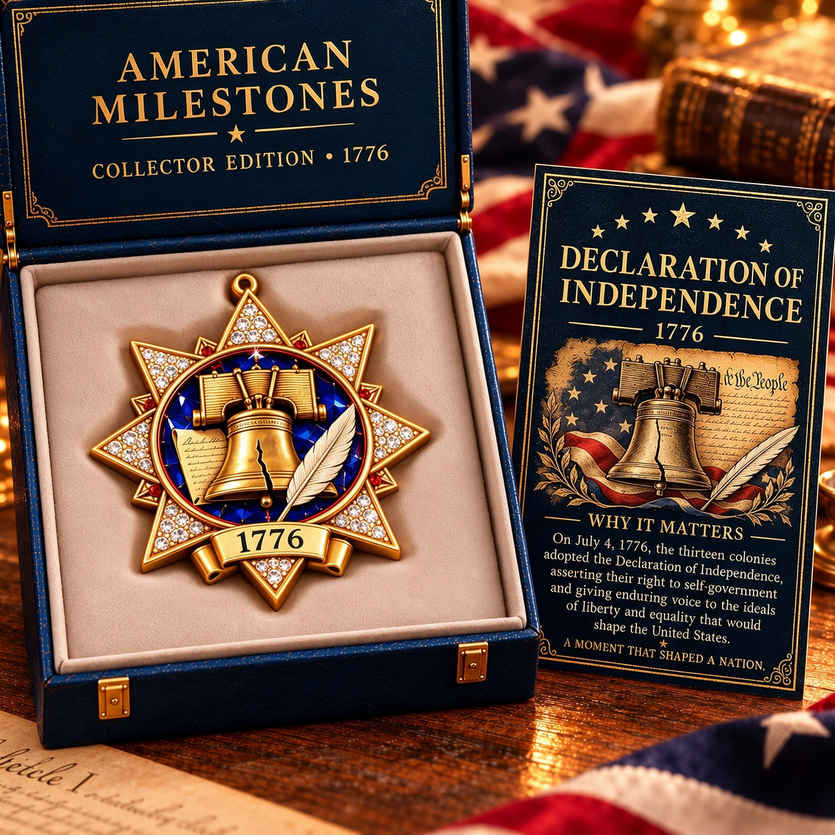 🦅A Nation in Twelve Moments Christmas Commemorative Ornament