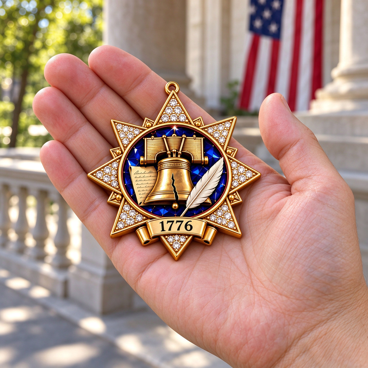 Collector edition 1776 ornament presentation case