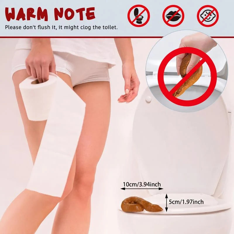 😂7 Pcs Fake Poop, Realistic Prank Poop