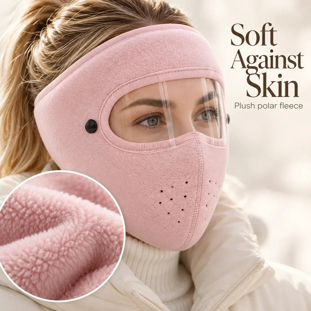 ❄️Winter Thermal Balaclava – Removable Face Shield