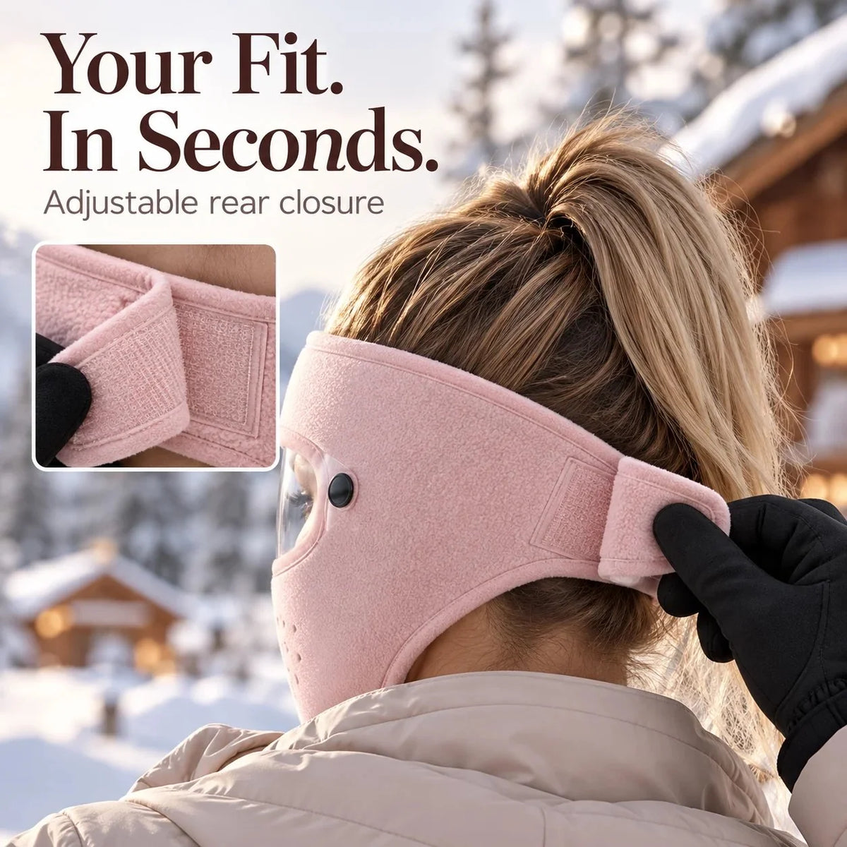 ❄️Winter Thermal Balaclava – Removable Face Shield