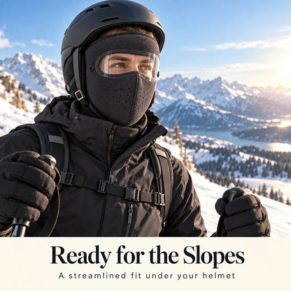 ❄️Winter Thermal Balaclava – Removable Face Shield
