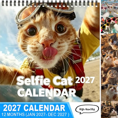 🐱 2027 Selfie Cat Calendar