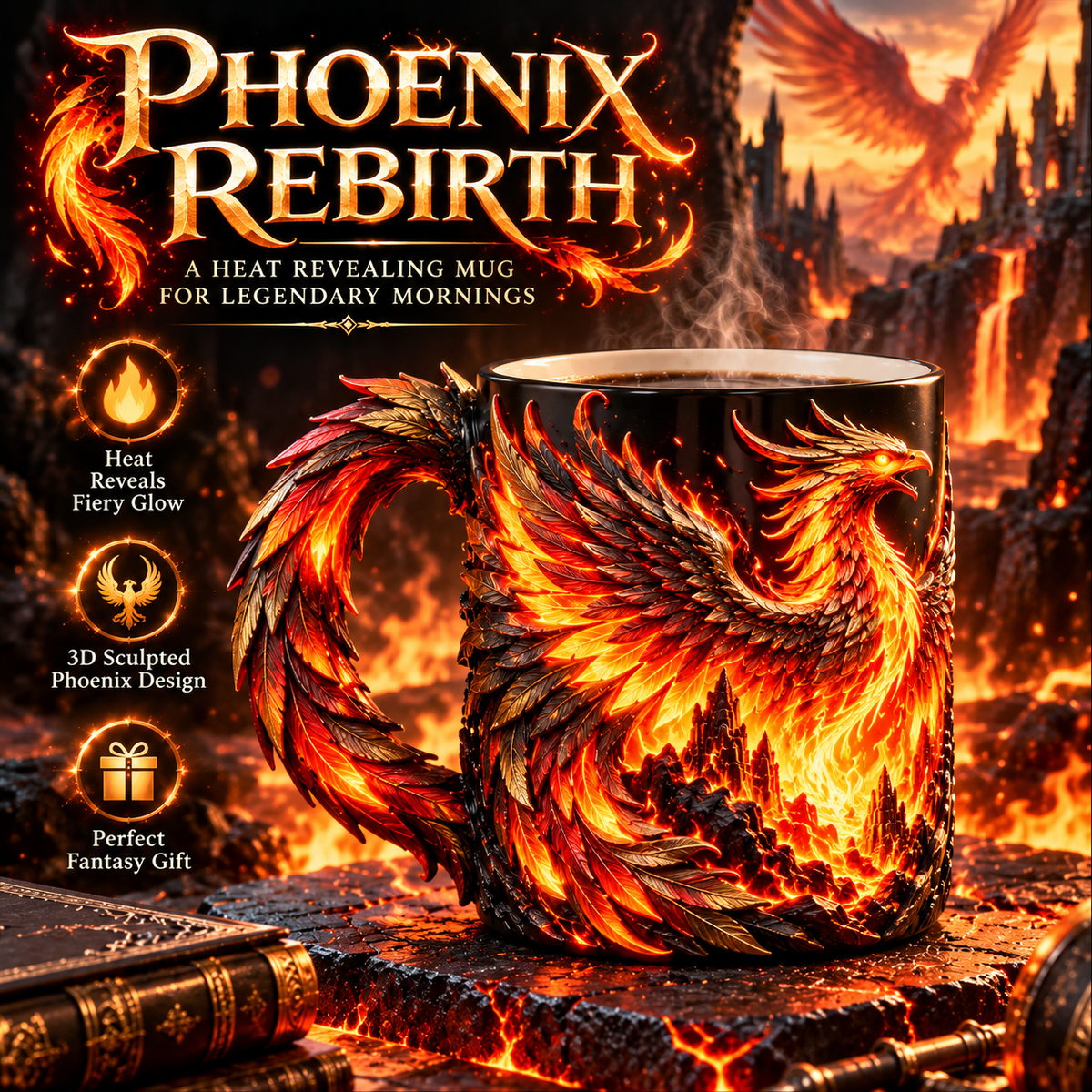🔥 Heat Reveal Magic Mug