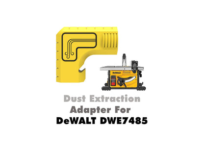 🛠️ Table Saw Dust Collection Adapter for DeWALT DW745 & DWE7485