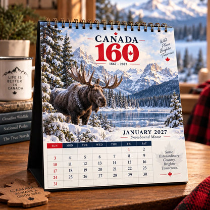 🍁🇨🇦 Wild Canada 2027 Calendar | 12 Months of Wildlife, Landscapes & Canada 160 Heritage