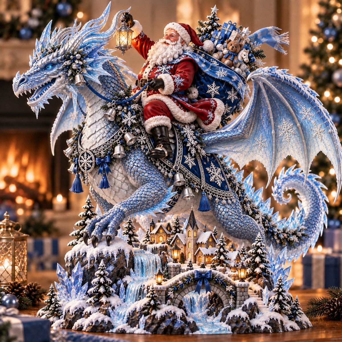 🎅🐉 Santa’s Dragon Riders: Four Christmas Worlds