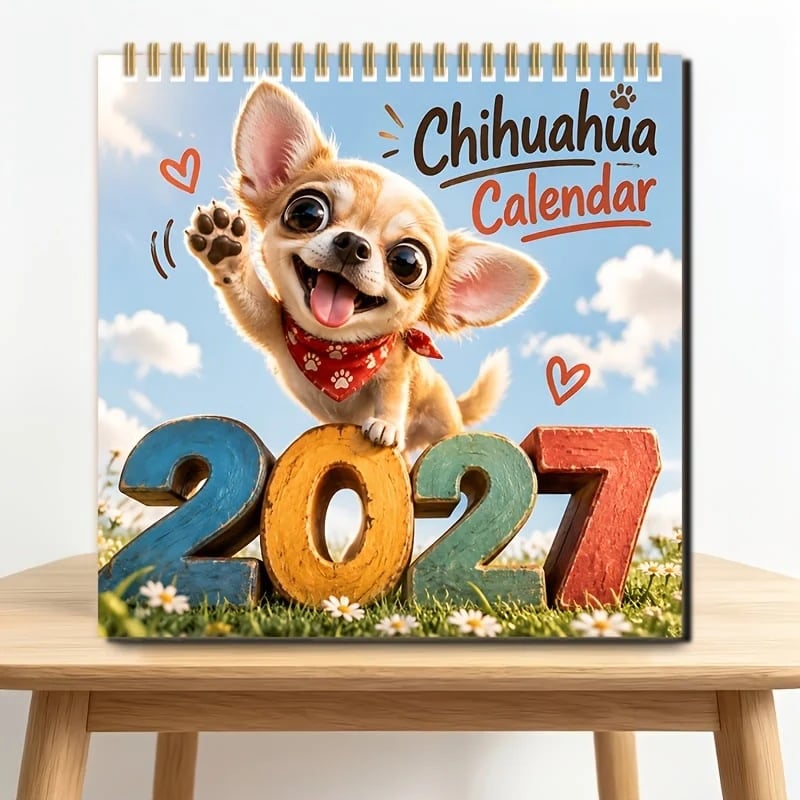 🐕2027 New Chihuahua Wall Calendar🔥