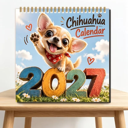 🐕2027 New Chihuahua Wall Calendar🔥