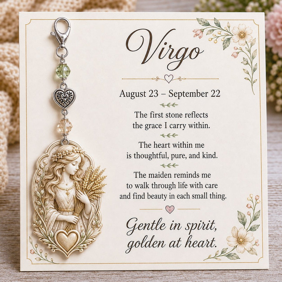 Virgo zodiac keepsake
