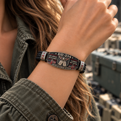 100% Handmade DD-214 Veteran Honor Bracelet(𝐂𝐡𝐚𝐝 𝐒𝐦𝐢𝐭𝐡 𝐇𝐚𝐧𝐝𝐦𝐚𝐝𝐞®)