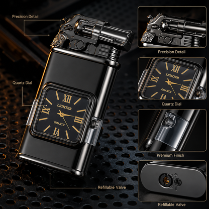 🔥Last Day 49% Off 🔥Windproof Lighter, Vintage Wrist Watch, Jet Flame Torch Lighter