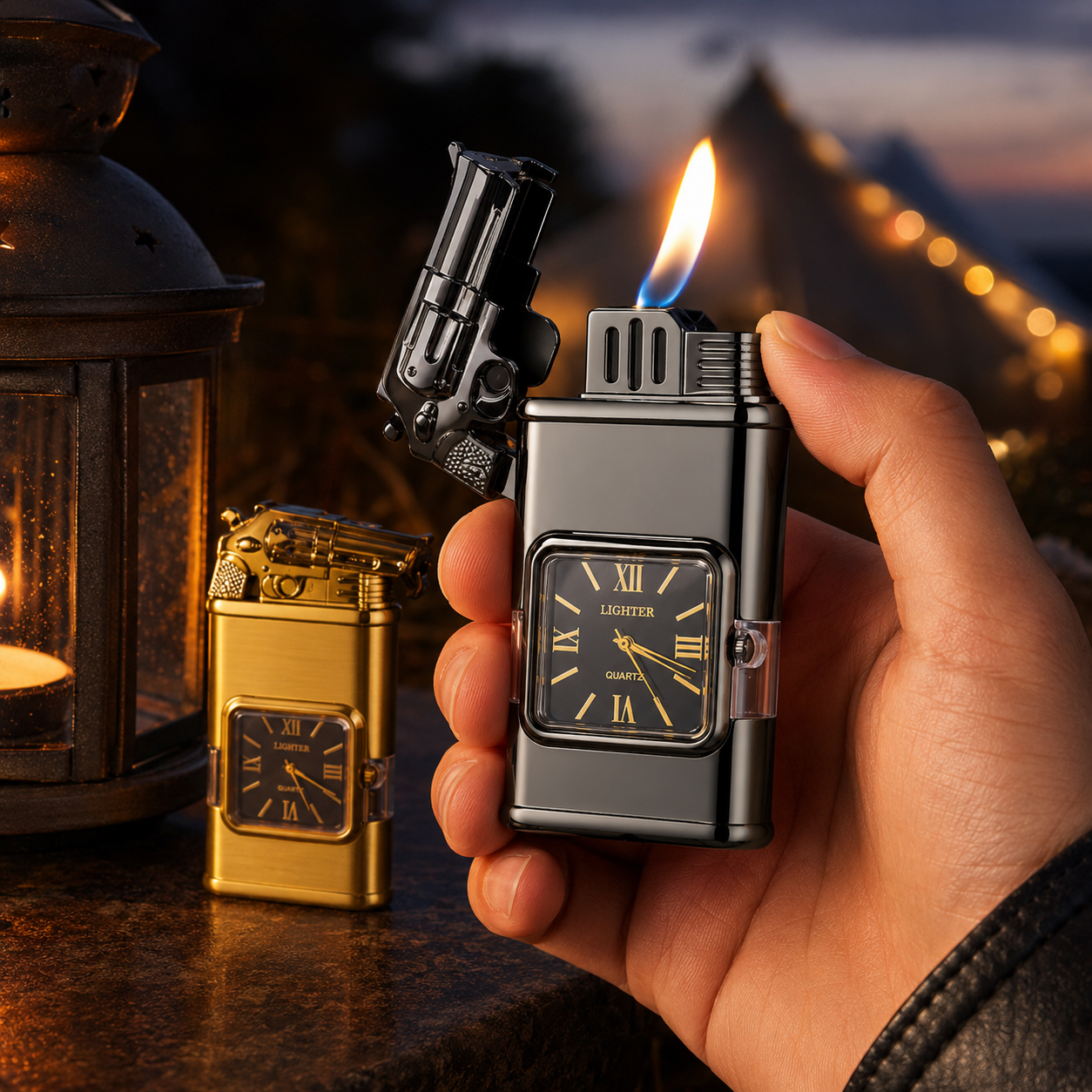 🔥Last Day 49% Off 🔥Windproof Lighter, Vintage Wrist Watch, Jet Flame Torch Lighter