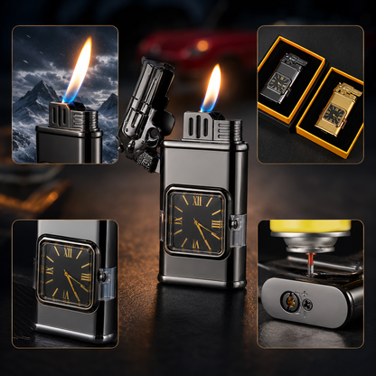 🔥Last Day 49% Off 🔥Windproof Lighter, Vintage Wrist Watch, Jet Flame Torch Lighter
