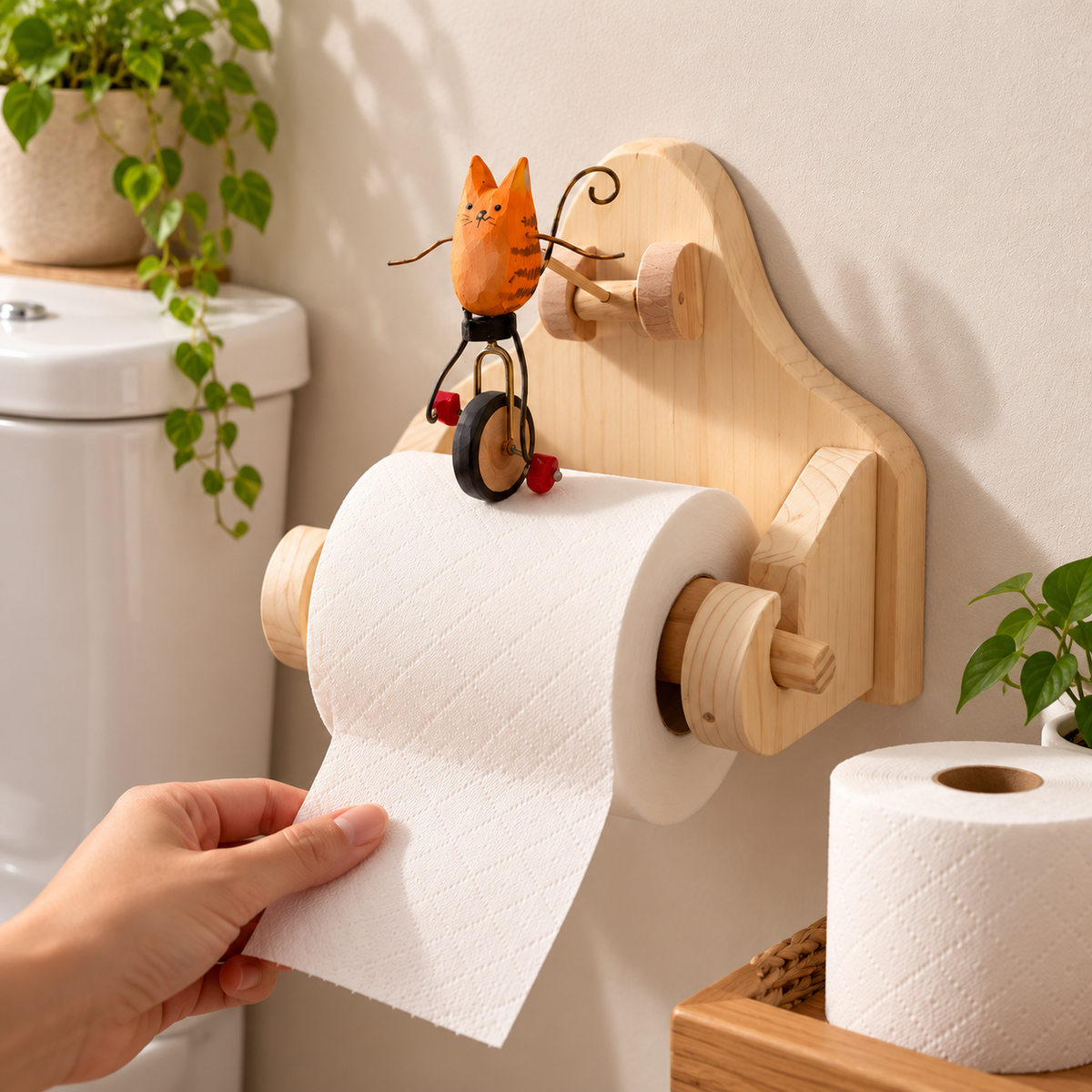 🐸 Creative Animal Toilet Paper Holder