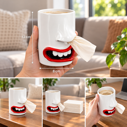 Creative Nose Picking Resin Tissue Box