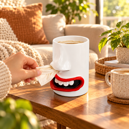 Creative Nose Picking Resin Tissue Box
