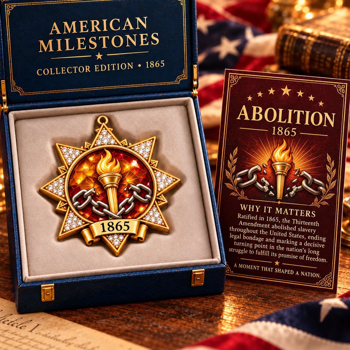 🦅A Nation in Twelve Moments Christmas Commemorative Ornament