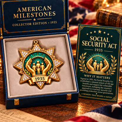 🦅A Nation in Twelve Moments Christmas Commemorative Ornament