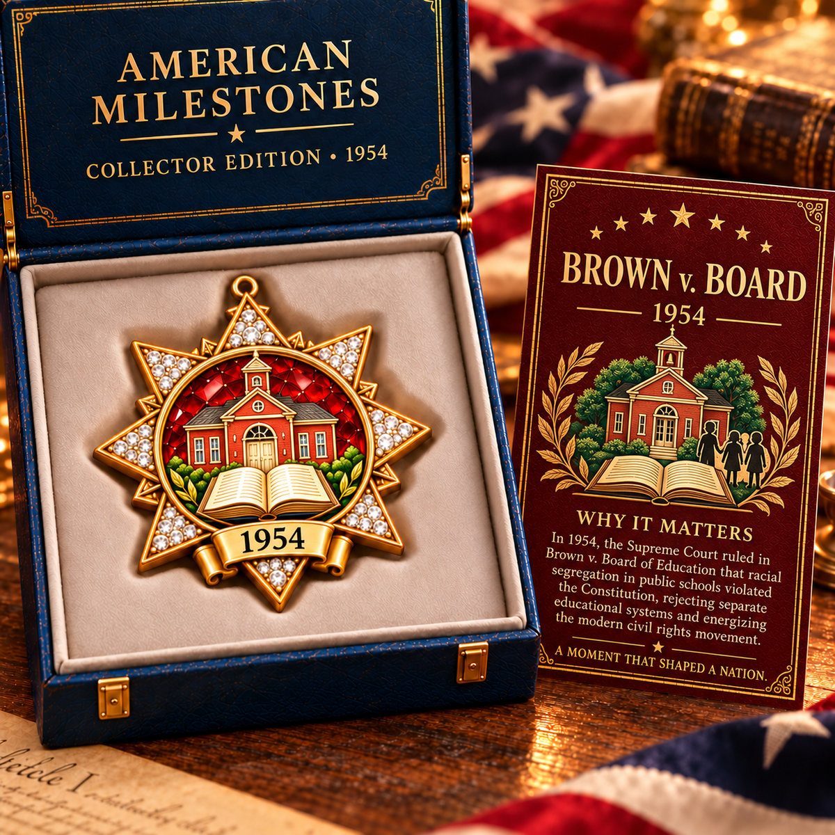 🦅A Nation in Twelve Moments Christmas Commemorative Ornament