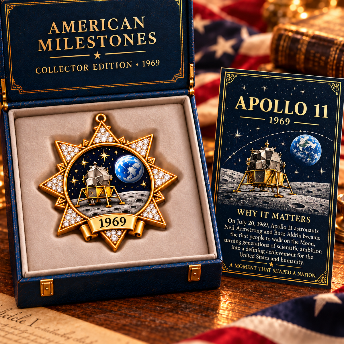 🦅A Nation in Twelve Moments Christmas Commemorative Ornament